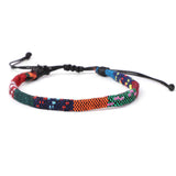 Iridescent Boho Bracelet Original Handmade Cotton – Jewelry Gift Ideas — 9