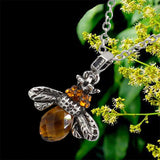 Creative Crystal Diamond Bee Necklace Pendant – Jewelry Gift Ideas — 4