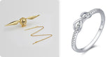 S925 Silver Bow 8 Ring Female Infinite Love Index Ring – Gifts for Her — 5