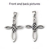 Stainless Steel Celtic Irish Cross Knot Pendant – Jewelry Gift Ideas — 12