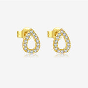 S925 Sterling Silver Drop Zircon Stud Earrings – Gifts for Her — 3