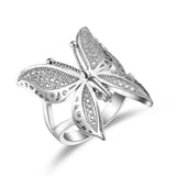 Popular Creative Women's Big Butterfly Zircon Ring – Gifts for Her — 4