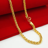 Brass Gold-plated Necklace Men And Women – Jewelry Gift Ideas — 6