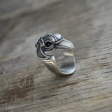 Gothic Vintage Punk Raven Men's Ring Men – Gifts for Him — 1