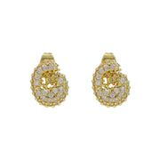 18K Brass Balloon Bubble Zircon Small Size Stud – Birthday Gifts — 12