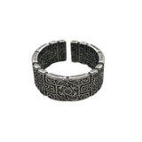 Antique Retro Tangcao Pattern Ring Female Woven Trendy – Gifts for Her — 5