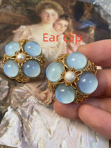 Retro Court Glaze Earring Ear Clip – Jewelry Gift Ideas — 5