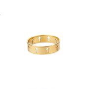 18k Gold Plated Stainless Steel Ring – Unique Gift Ideas — 7