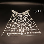 Fashion Luxury Rhinestone Flower Chest Chain – Stylish Gifts — 2