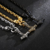 Men's Titanium Steel Skull Necklace – Jewelry Gift Ideas — 1