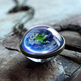 Cosmic Galaxy Nebula Double-sided Spherical Time – Jewelry Gift Ideas — 13