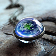 Cosmic Galaxy Nebula Double-sided Spherical Time – Jewelry Gift Ideas — 13