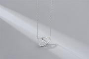 Women's Simple Mobius Double Ring Necklace – Jewelry Gift Ideas — 5