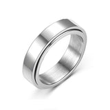 Personality Ring Titanium Steel Hip Hop Simplicity – Useful Gifts — 9