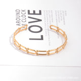 Stainless Steel Bracelet Opening Gold-plated – Jewelry Gift Ideas — 5