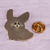 Cute Black Rabbit Brooch With Flowers – Jewelry Gift Ideas — 3