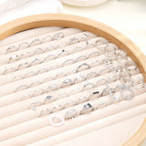 Pearl Simple Leaves Hollow Out Love Heart-shaped – Gifts for Couples — 4