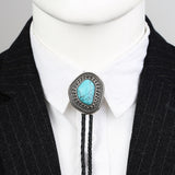 Celtic Pattern Turquoise Agate Bolo Tie – Thoughtful Gifts — 13