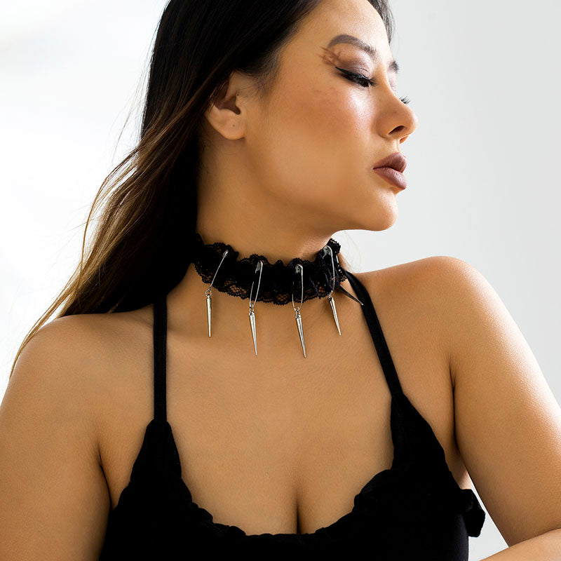 Elastic Lace Necklace Women's Fashion Pin – Jewelry Gift Ideas — 1