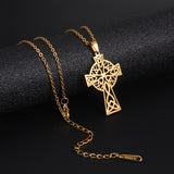 Middle Ring Cross Pendant Necklace For Men – Jewelry Gift Ideas — 15