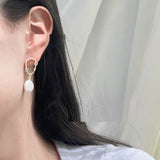 Fashion Simple Freshwater Pearl Vintage Ring Earrings – Stylish Gifts — 4