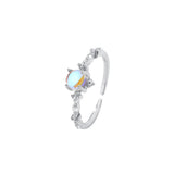 Women's Fashion S925 Sterling Silver Moonstone Ring – Stylish Gifts — 9