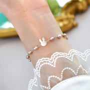 Jewelry Women's Freshwater Pearl Bunny Bracelet – Jewelry Gift Ideas — 3