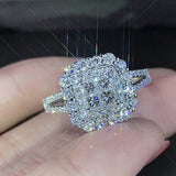 Micro-Set Princess Ring Simulation Diamond – Jewelry Gift Ideas — 2
