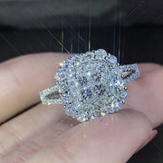 Micro-Set Princess Ring Simulation Diamond – Jewelry Gift Ideas — 2