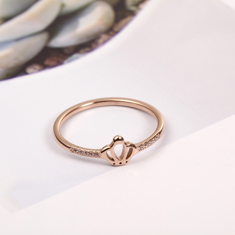 Crown openwork diamond ring – Unique Gift Ideas — 1