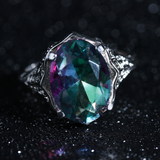 Purple Zircon Platinum Plated Ring – Practical Gifts — 6