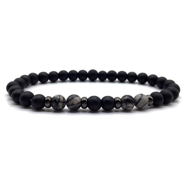 6mm Stone Bracelet Charm Classic Bracelet – Jewelry Gift Ideas — 1