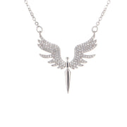 Guardian Angel Diamond Ring Necklace Earrings – Jewelry Gift Ideas — 3