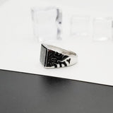925 Sterling Silver Vintage Men's Rings Adjustable – Gifts for Him — 3