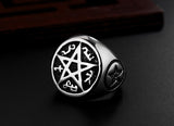 Five-star men's titanium steel ring – Gifts for Him — 6