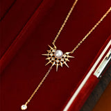 Sterling Silver Natural Freshwater Pearl Necklace – Jewelry Gift Ideas — 4