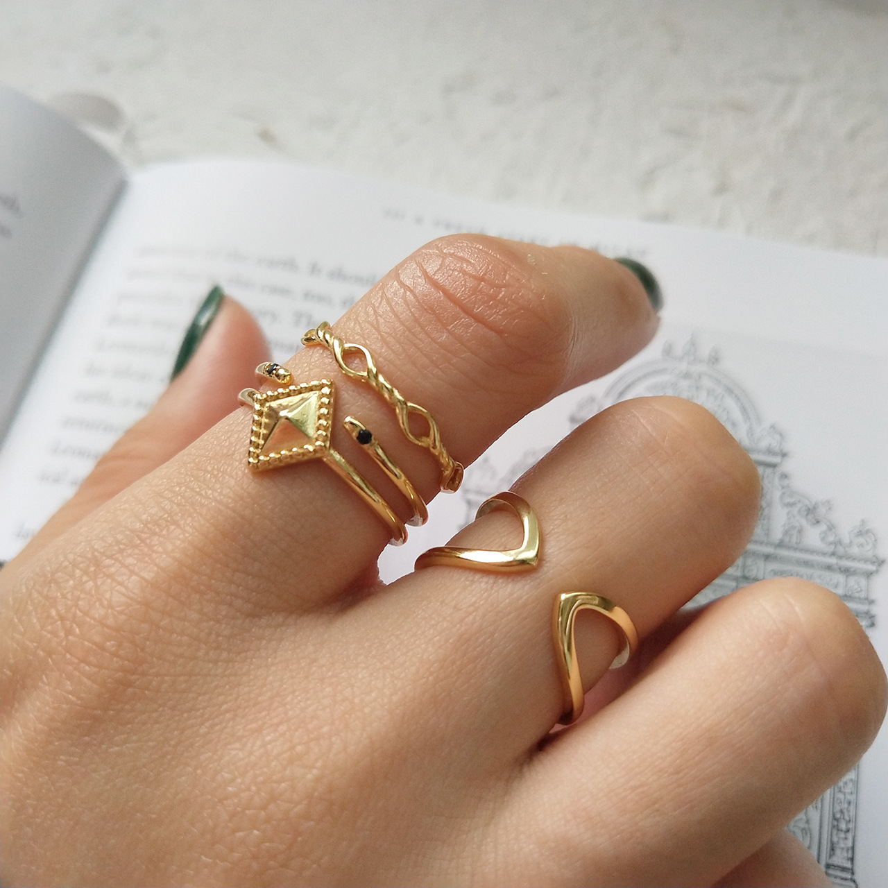 3 Styles 925 Sterling Silver Rings For Women – Gifts for Her — 1