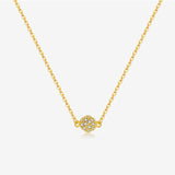 S925 Sterling Silver Round Small Exquisite – Jewelry Gift Ideas — 6