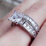 Style Charm Couple Rings His Her Silver Color – Gifts for Couples — 2
