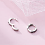 Temperament Black And White Zircon Auricular Ring – Gift Ideas — 4