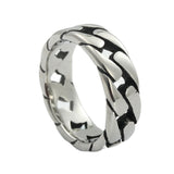 Titanium Steel Flat Chain Retro Personality Punk – Gifts for Him — 6