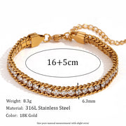 Three-layer Woven Twisted Chain Ball Bracelet – Jewelry Gift Ideas — 7
