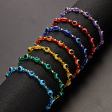 Rainbow Eye Crystal Bead Pull Adjustable Bracelet – Jewelry Gift Ideas — 9
