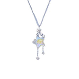 Wishing Star Aurora Glass Star Simple Clavicle – Jewelry Gift Ideas — 3