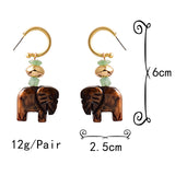 European Style Fashion Cute Elephant Earrings – Stylish Gifts — 5