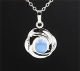 Natural Crystal Small Flower Pendant Necklace – Jewelry Gift Ideas — 3