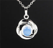 Natural Crystal Small Flower Pendant Necklace – Jewelry Gift Ideas — 3