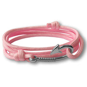 Fish Hook And Anchor Nylon Umbrella Rope Bracelet – Jewelry Gift Ideas — 5