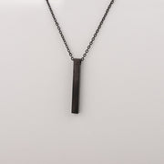 3D Engraved Bar Necklace – Jewelry Gift Ideas — 8