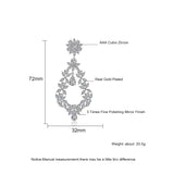 Fashion Exaggerated Wreath Zircon Earrings – Stylish Gifts — 6